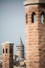 Fototapeta na wymiar galata tower, istanbul.