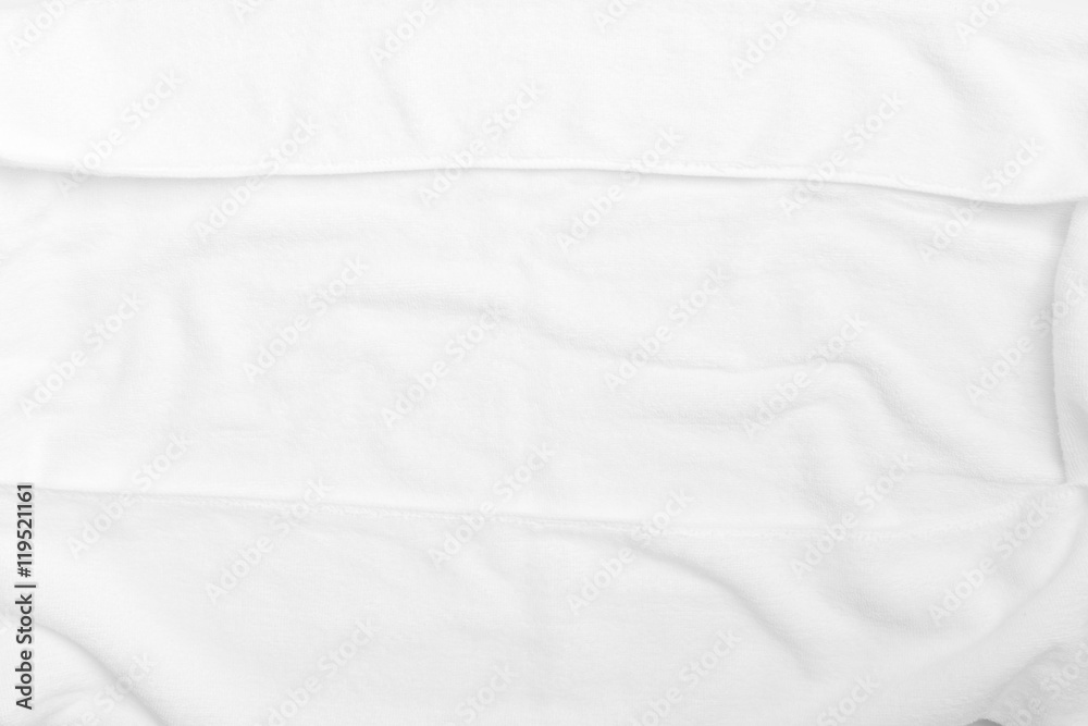 Poster white towel texture close up for background