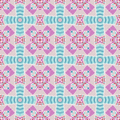 abstract geometric tiles  seamless background