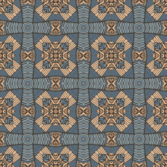 seamless geometric mosaic surface