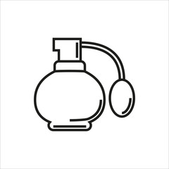 Perfume simple icon on white background