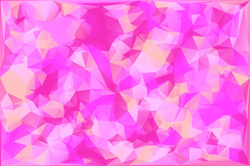 Fototapeta premium Abstract Vector Military Camouflage Background Made of Geometric Triangles Shapes.Polygonal style.