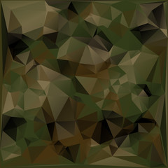 Abstract Vector Military Camouflage Background Made of Geometric Triangles Shapes.Polygonal style.