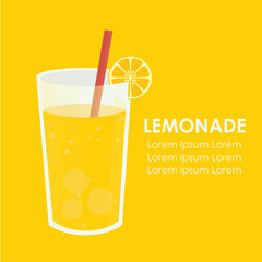 lemon slice, jar with lemonade
