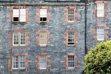 Fototapeta na wymiar Häuserfront, Edinburgh, Schottland