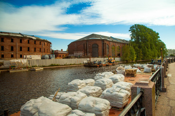 New Holland on the Moika River in St. Petersburg