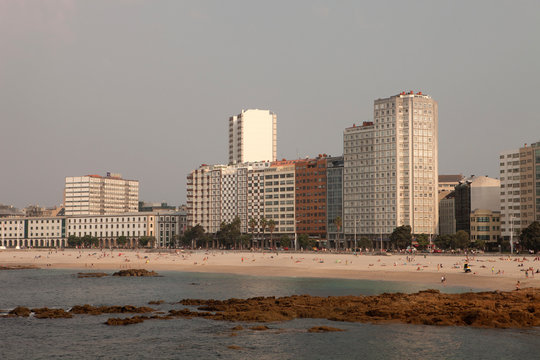 Beautiful coastal city in northwestern Spain
