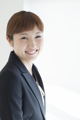 笑顔のビジネスウーマン