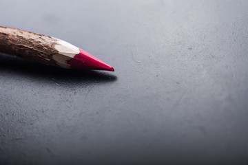 closeup of color pencils