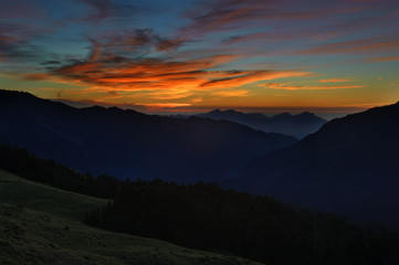 Obraz premium Hehuan Mountain