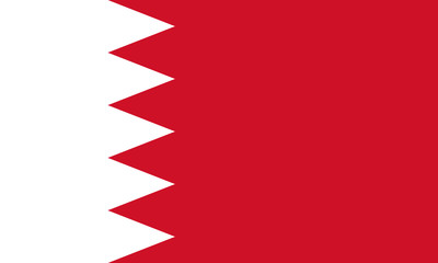 Vector of nice Bahrain flag.