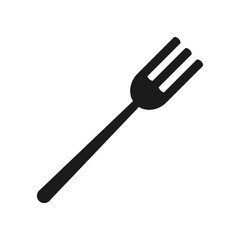 cutlery fork menu food restaurant tool instrument icon. Flat and isolated design. Vector illustration