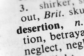 Obraz premium Desertion