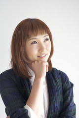 Fototapeta premium 考える女性