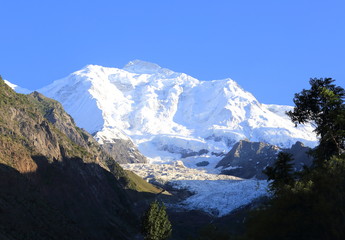 Glacier at the peaks