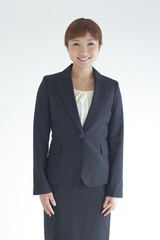 笑顔のビジネスウーマン