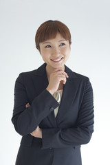 笑顔のビジネスウーマン