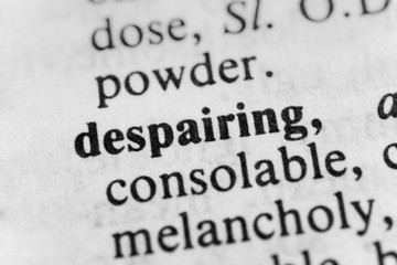 Obraz premium Despairing