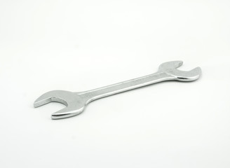 Isolated wrench  spanner on white background