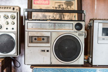 Vintage cassette player