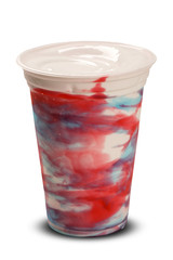 Milk shake isolated on white background.