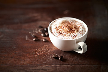 Cup of  Cappuccino with Cocoa - 119545742