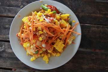 corn spicy salad
