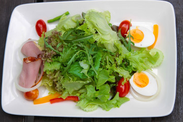 salad ham cheese