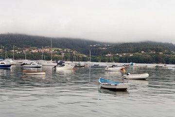 Small fishing boats