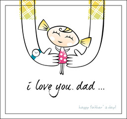 Happy kids. Vector illustration.