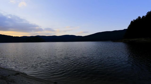 Lago Ampollino, Sila - Calabria, Timelapse