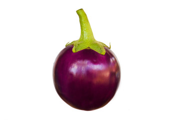 eggplant isolated on a white background