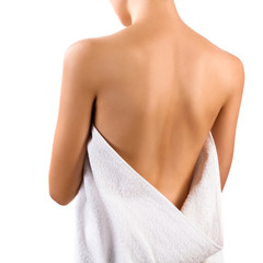 beautiful naked female back