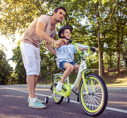 Obraz premium Father and son