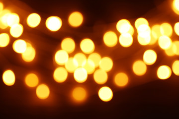 Blurred background of Christmas lights