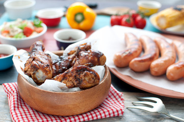 Grilled food