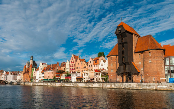 Danzig &ndash; Hafen mit Krantor; Polen