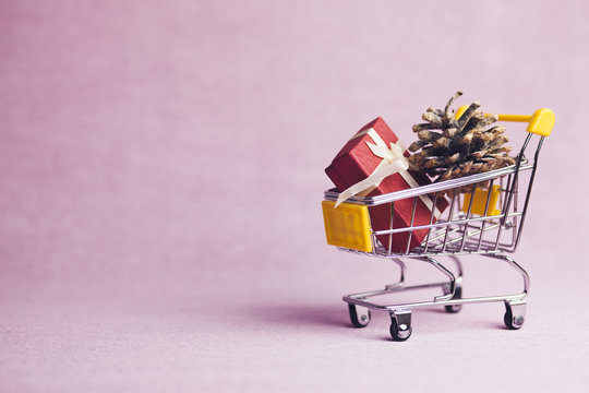 gifts on shopping cart