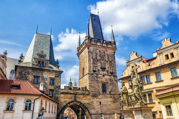 Fototapeta premium Charles Bridge in Prague, Czech Republic