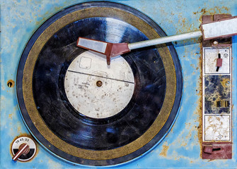 old turntable