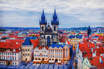 Fototapeta na wymiar Town Square in Prague. Czech Republic
