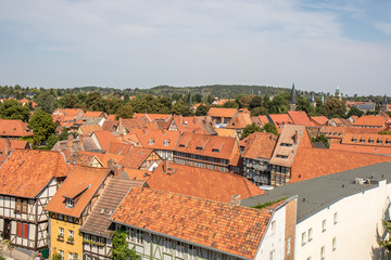 Fototapeta na wymiar Stadtpanorama Altstadt im Harz
