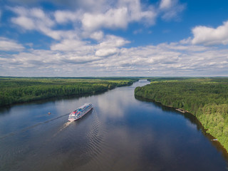 Svir river, Karelia, north of Russia
