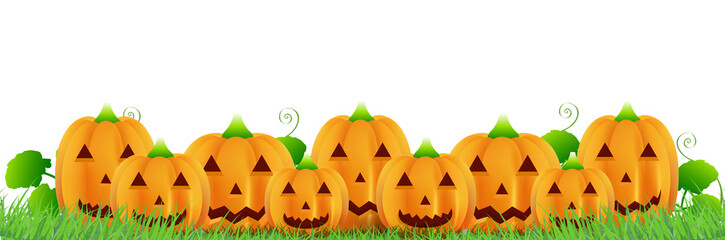 ハロウィン　かぼちゃ　お化け　背景