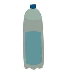 Water bottle vector illustration.