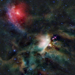 Stars nebula in space.