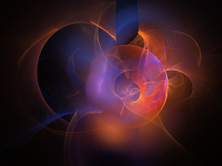 Abstract fractal background