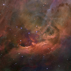 Stars nebula in space.