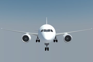 Fototapeta na wymiar Avion 3D
