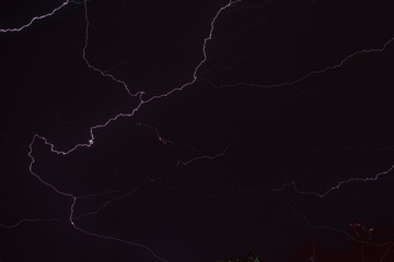 Lighting Strike Background